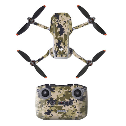 Sunnylife MM2-TZ452 For DJI Mini 2 Waterproof PVC Drone Body + Arm + Remote Control Decorative Protective Stickers Set(Desert Camouflage) - Stickers by Sunnylife | Online Shopping UK | buy2fix