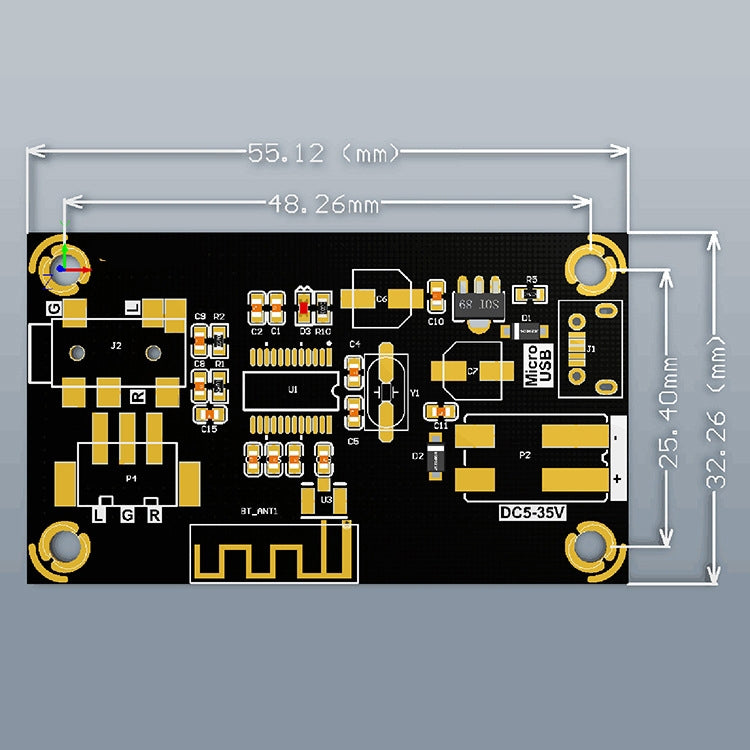 AS1711BT MP3 Bluetooth4.2  Decoding Board DIY Speaker Power Amplifier Board Non-destructive Vehicle Audio Receiver Module - Consumer Electronics by buy2fix | Online Shopping UK | buy2fix