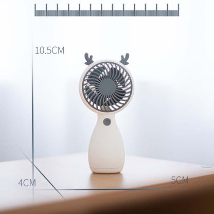 2pcs MLS6035 USB Mini Charging With Lanyard Small Fan, Style Random Delivery(White) - Consumer Electronics by buy2fix | Online Shopping UK | buy2fix