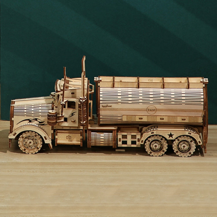 Fuel Tanker Money Storage Jar 3D Wooden Puzzle Children Educational Toys DIY Handmade Ornaments Small - Puzzle Toys by buy2fix | Online Shopping UK | buy2fix