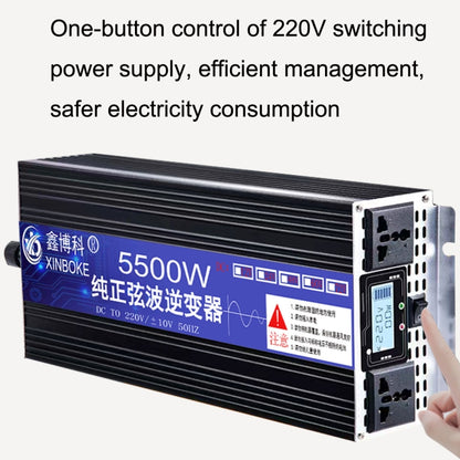 XINBOKE High Power Household Car Sine Wave Inverter 12V 5500W To 220V 2500W(LCD Display) - In Car by XINBOKE | Online Shopping UK | buy2fix