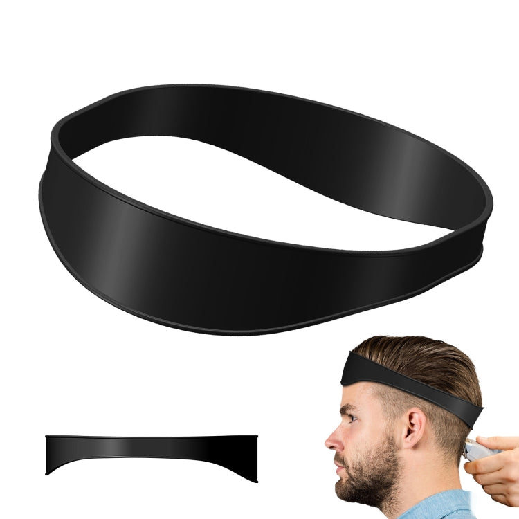Salon Neck Hair Line Guide Barber Trim Ruler Hair DIY Tool Hair Trimming Template Tools(Black) - Hair Trimmer by buy2fix | Online Shopping UK | buy2fix