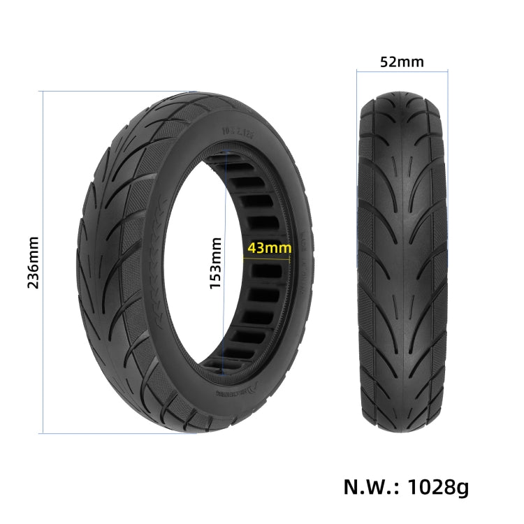 10x2.125 Inch Solid Tyre For Ninebot Segway F20/F25/F30/F40 Electric Scooter - Accessories & Parts by buy2fix | Online Shopping UK | buy2fix