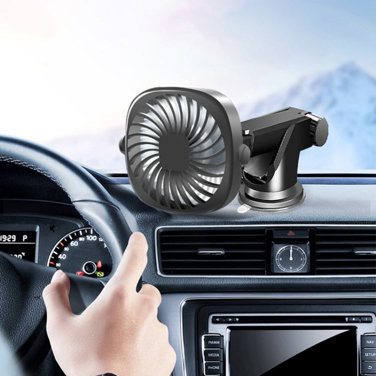 Car Suction Cup Fan Desktop Dormitory Office Kitchen Fan(White) - In Car by buy2fix | Online Shopping UK | buy2fix