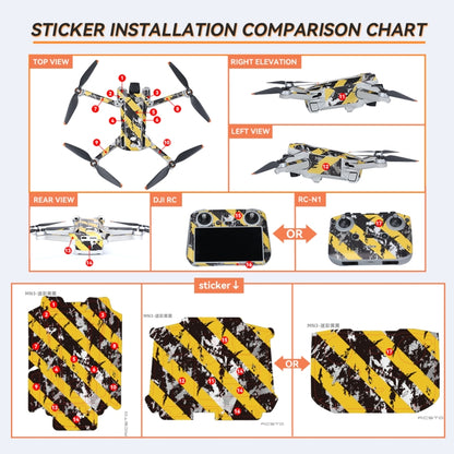 For DJI Mini 3 Pro Remote Control Body Sticker ,Spec: RC-N1 Without Screen(Future Door) - Stickers by RCSTQ | Online Shopping UK | buy2fix