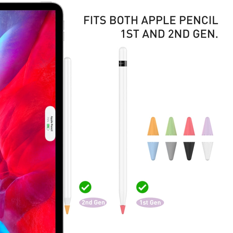 For Apple Pencil 1 / 2 AhaStyle PT107 40pcs Silicone Tip Protective Case(Mixed Style) - Pencil Accessories by AhaStyle | Online Shopping UK | buy2fix