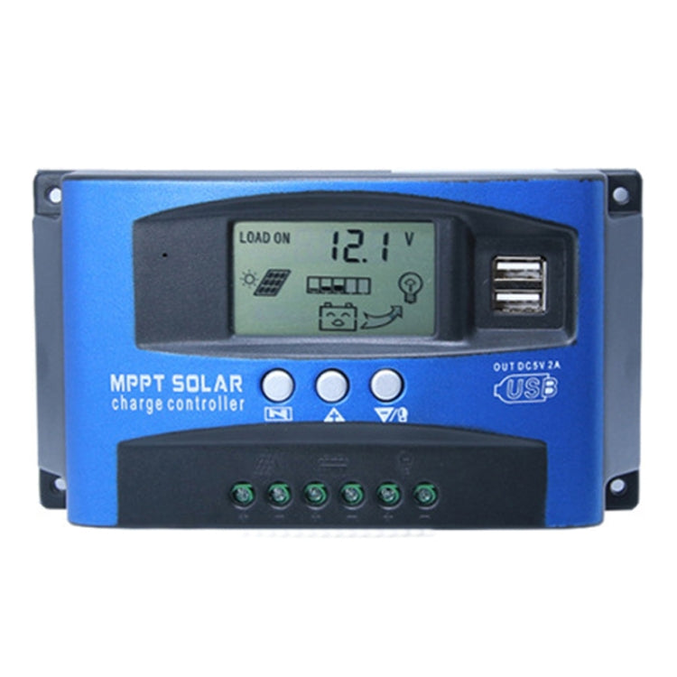 YCX-003 30-100A Solar Charging Controller with LED Screen & Dual USB Port Smart MPPT Charger, Model: 12/24/36/48/60V Wifi 100A - Others by buy2fix | Online Shopping UK | buy2fix