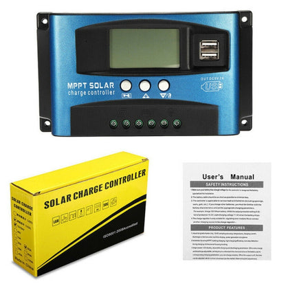 YCX-003 30-100A Solar Charging Controller with LED Screen & Dual USB Port Smart MPPT Charger, Model: 12/24V 30A - Others by buy2fix | Online Shopping UK | buy2fix