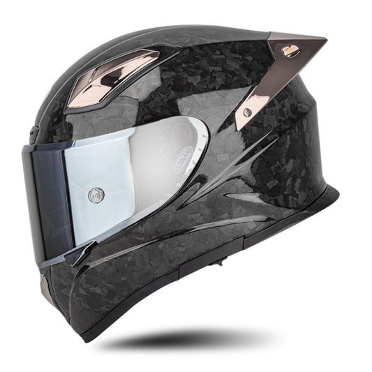 SOMAN Four Seasons Full Cover Motorcycle Helmet, Size: S(Cheetah Print Silver) - Helmets by SOMAN | Online Shopping UK | buy2fix
