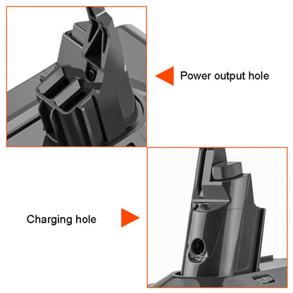 For Dyson V8 Series 21.6V Cordless Vacuum Cleaner Battery Sweeper Spare Battery, Capacity: 3500mAh - Dyson Accessories by buy2fix | Online Shopping UK | buy2fix