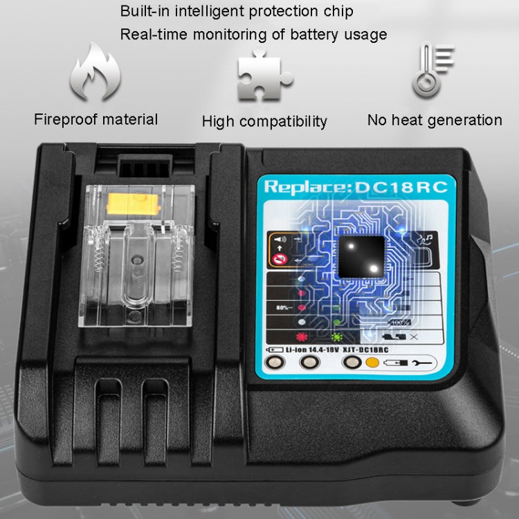 For Makit DC18RA / DC18RC 14.4V-18V Cordless Power Tool Battery Charger(EU Plug) - Electric Saws & Accessories by buy2fix | Online Shopping UK | buy2fix