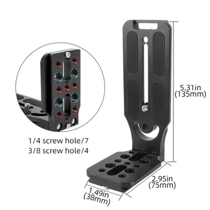 BEXIN  L130-50C Camera Quick Release Plate L-shaped Vertical Board - L-Bracket by BEXIN | Online Shopping UK | buy2fix