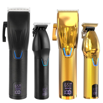 Men Electric Haircutting Tools Set Sculpting Electric Clipper(Gold) - Hair Trimmer by buy2fix | Online Shopping UK | buy2fix