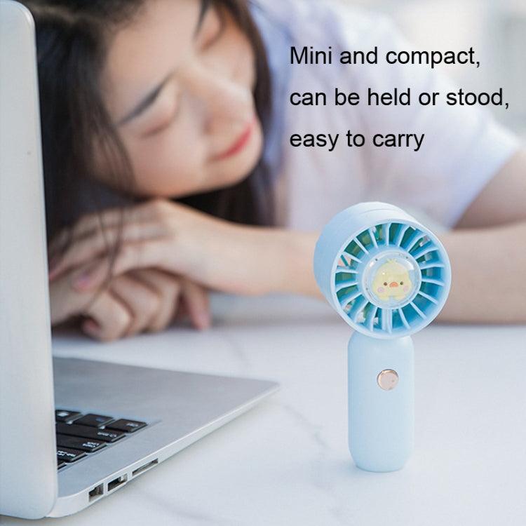 Hand Holds Small Fan Portable Mini Pocket Fan, Style: White Spray Plating Version - Electric Fans by buy2fix | Online Shopping UK | buy2fix