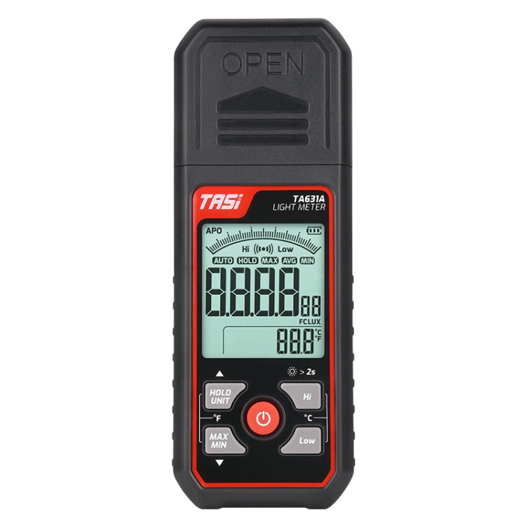 TASI TA631A 200,000 LUX Illuminating Meter Bright Test Instrument Brightness Light Meter - Light & Sound Meter by TASI | Online Shopping UK | buy2fix