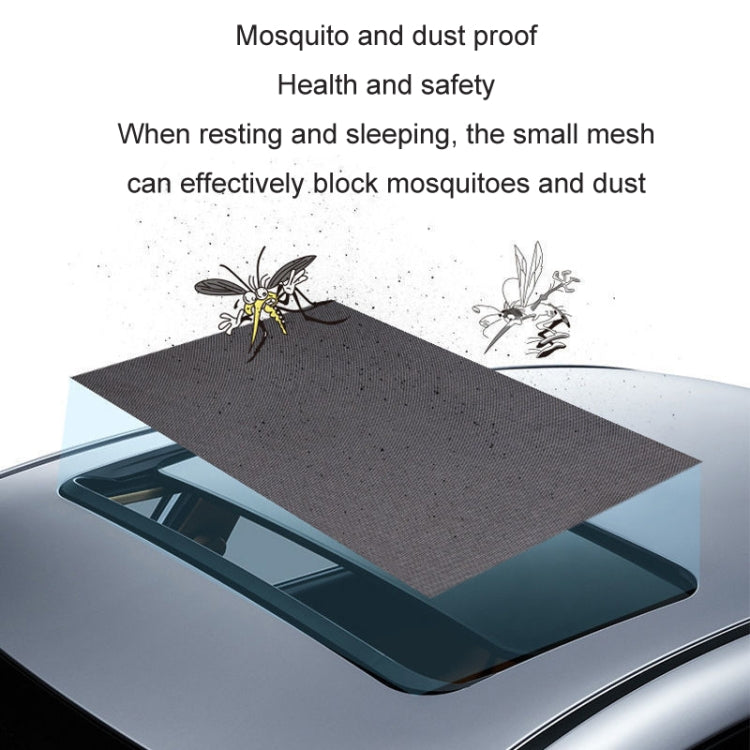 100x65cm Car Sunroof Magnetic Suction Anti-Mosquito Cover Anti-Mosquito Screen Window - Window Foils & Solar Protection by buy2fix | Online Shopping UK | buy2fix