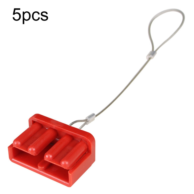 5pcs Anderson Plug Wire Rope Dust Cover Power Connector Insert, Color: 175A Red - DIY Cables by buy2fix | Online Shopping UK | buy2fix