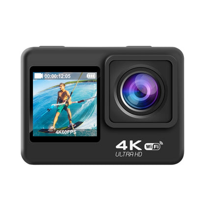 WIFI Color Dual-Screen HD 4K Anti-Shake Video Outdoor Waterproof Sports Camera(AT-Q60AR) - Other Camera by buy2fix | Online Shopping UK | buy2fix