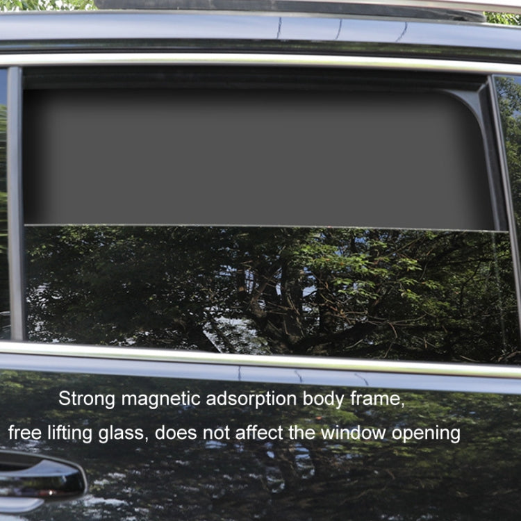 Heat-insulating Opaque Vinyl Coated Magnetic Car Curtains, Style: Full Blackout Rear Row - Window Foils & Solar Protection by buy2fix | Online Shopping UK | buy2fix