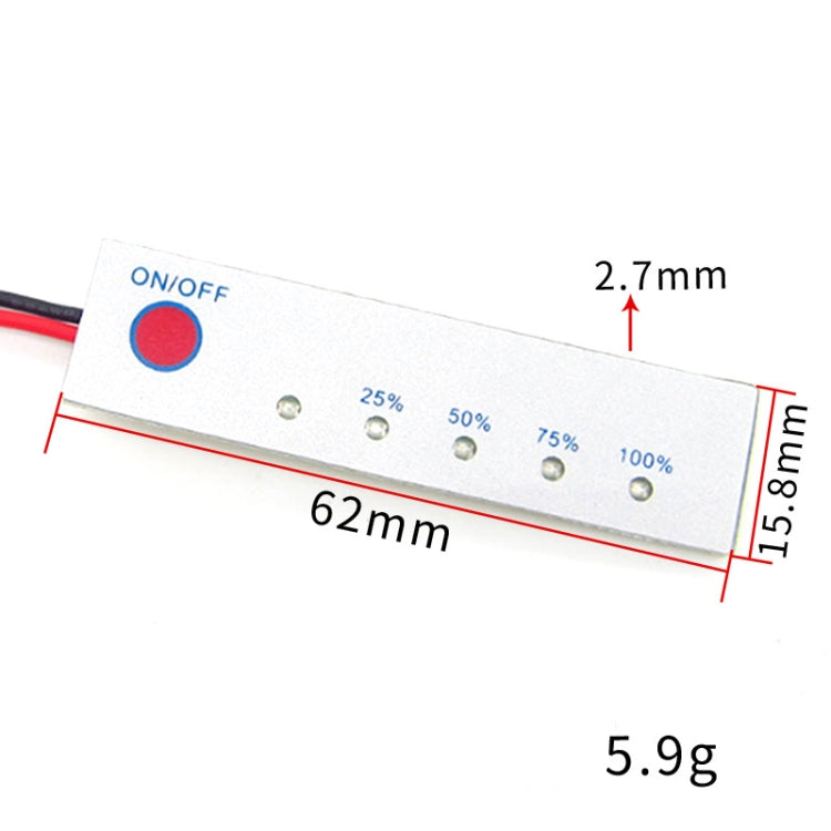 Lithium Battery Power Display Board Iron Phosphate Indicator Board, Specification: 2S 8.4V Lithium Battery - Other Accessories by buy2fix | Online Shopping UK | buy2fix