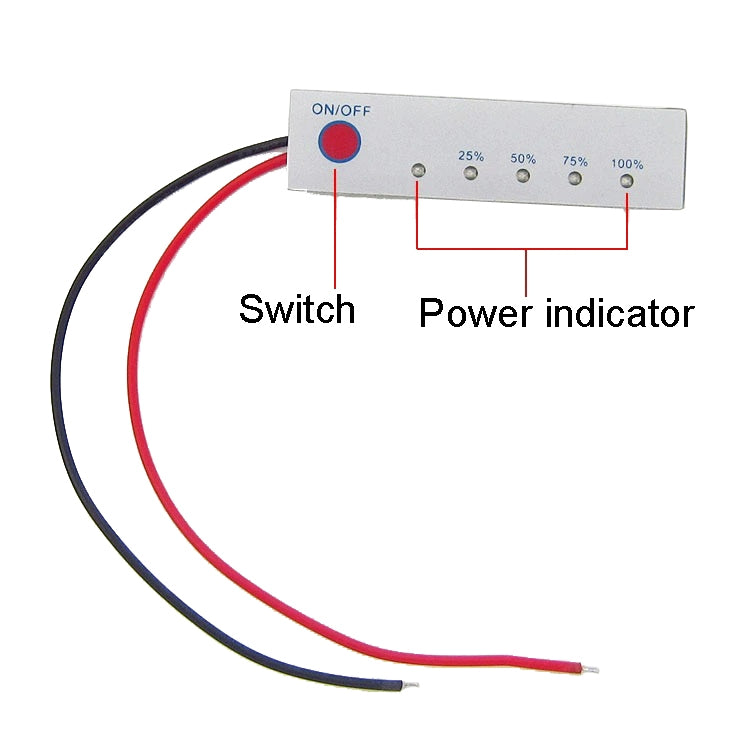 Lithium Battery Power Display Board Iron Phosphate Indicator Board, Specification: 4S 14.4V Iron Phosphate - Other Accessories by buy2fix | Online Shopping UK | buy2fix