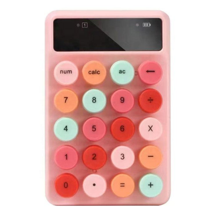 Q3 2.4G Mini Wireless Office Digital Keyboard Cash Register Financial Accounting Password Keypad(Pink) - Mini Keyboard by buy2fix | Online Shopping UK | buy2fix