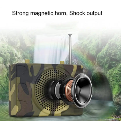 25W  Bluetooth Voice Amplifier Bird Hunting Speaker Supports USB/TF/FM 1000m Remote Control EU Plug(Camouflage) - Midrange Speaker & Frequency Divider by buy2fix | Online Shopping UK | buy2fix