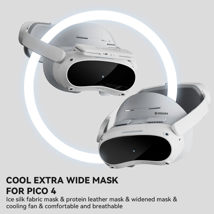 For PICO 4 Hibloks VR Glasses Face Cushion Widened Breathable Protector Pad, Spec: 1pc Ice Silk - VR Accessories by Hibloks | Online Shopping UK | buy2fix