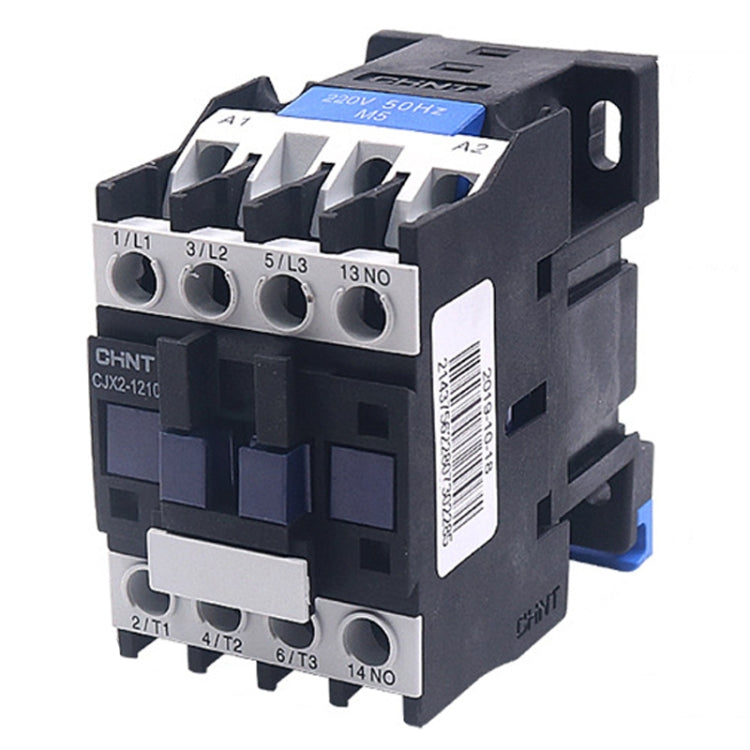 CHNT CJX2-1210 12A 220V Silver Alloy Contacts Multi-Purpose Single-Phase AC Contactor - Relays by CHNT | Online Shopping UK | buy2fix