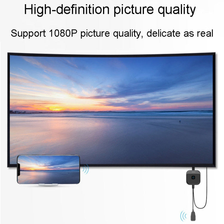 JINGHUA Z500 HD Intelligent Wireless Screen Thrower Support Horizontal And Vertical Screen Switching - Wireless Display Dongle by JINGHUA | Online Shopping UK | buy2fix