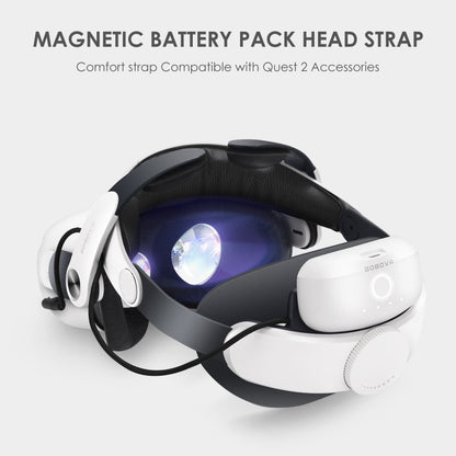 For Meta Quest 2 BOBOVR M2 PRO Battery Pack Head Strap Accessories, Style: Standard Edition - VR Accessories by BOBOVR | Online Shopping UK | buy2fix