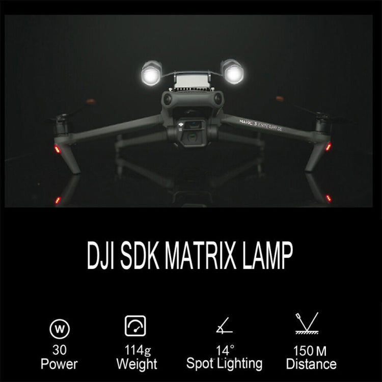 JZ T30 For DJI Mavic 3E / 3T 30W Matrix Lamp Spotlight - Others by JZ | Online Shopping UK | buy2fix