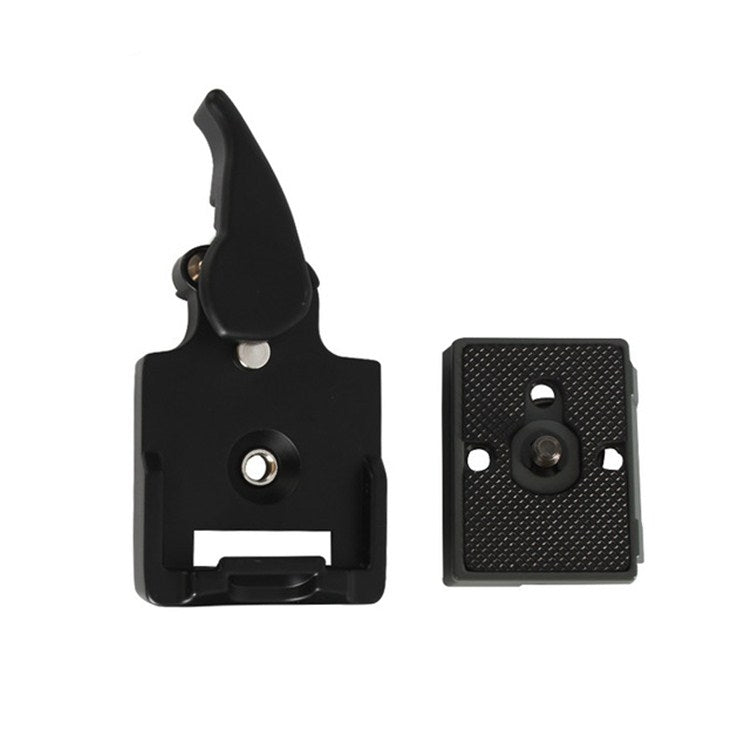 BEXIN Tripod Head Quick Release Plate Holder For Manfrotto 200PL-14(Black) - Camera Accessories by BEXIN | Online Shopping UK | buy2fix