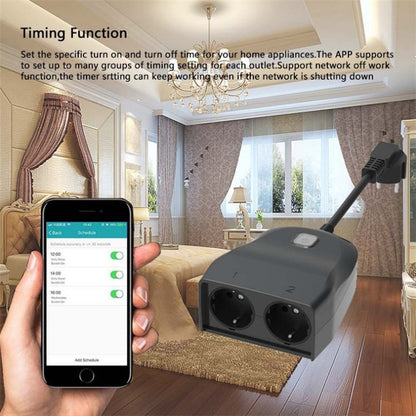 C119 Smart WIFI Outdoor Waterproof Socket, Support Alexa Voice Control, EU Plug - Consumer Electronics by buy2fix | Online Shopping UK | buy2fix