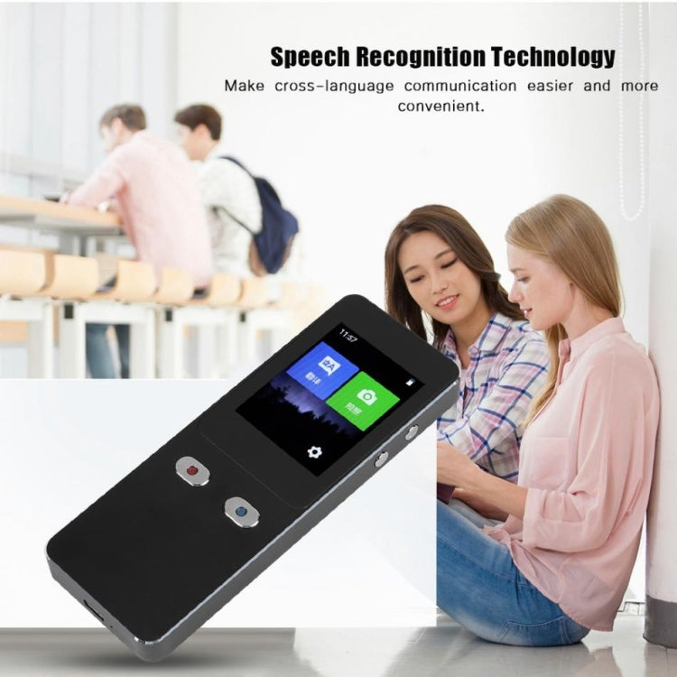 T9+ Portable WIFI Smart Voice Translator Smart Business Travel Real Time AI Translator Translation Machine 27 Languages Translator (Black) - Consumer Electronics by buy2fix | Online Shopping UK | buy2fix