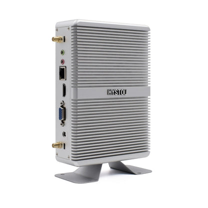 HYSTOU H2 Windows / Linux System Mini PC, Intel Core I3-7167U Dual Core Four Threads up to 2.80GHz, Support mSATA 3.0, 8GB RAM DDR4 + 256GB SSD (White) - Windows Mini PCs by HYSTOU | Online Shopping UK | buy2fix