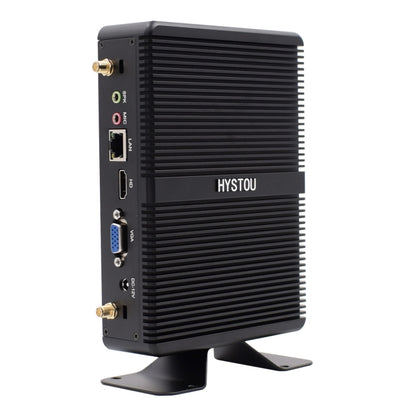 HYSTOU H2 Windows / Linux System Mini PC, Intel Core I5-7267U Dual Core Four Threads up to 3.50GHz, Support mSATA 3.0, 4GB RAM DDR3 + 256GB SSD (Black) - Computer & Networking by HYSTOU | Online Shopping UK | buy2fix