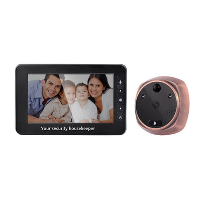 M4300A 4.3 inch Display Screen 3.0MP Camera Video Smart Doorbell, Support TF Card (32GB Max) & Motion Detection & Infrared Night Vision - Security by buy2fix | Online Shopping UK | buy2fix