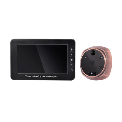 M4300A 4.3 inch Display Screen 3.0MP Camera Video Smart Doorbell, Support TF Card (32GB Max) & Motion Detection & Infrared Night Vision - Security by buy2fix | Online Shopping UK | buy2fix