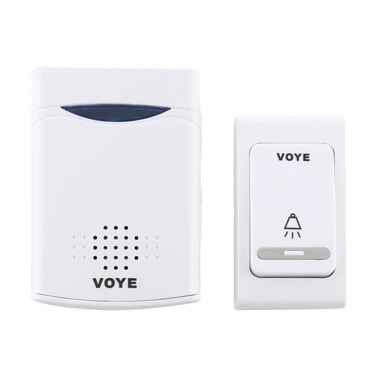 VOYE V006B Home Music Remote Control Wireless Doorbell with 38 Polyphony Sounds (White) - Security by VOYE | Online Shopping UK | buy2fix