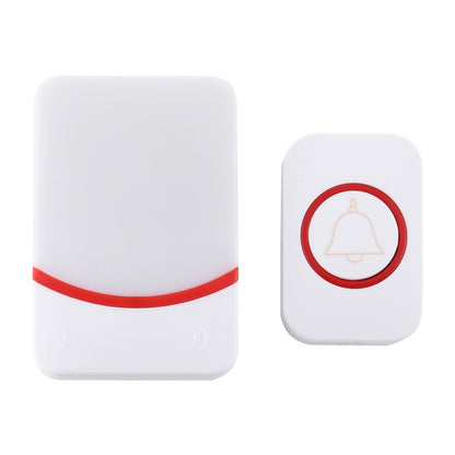 CMF1188 Home Music Remote Control Wireless Doorbell with 38 Ringtones & Colorful Flashing Lights + Ringtones / Ringtones / Colorful Flashing Lights 3-Modes (White) - Security by buy2fix | Online Shopping UK | buy2fix