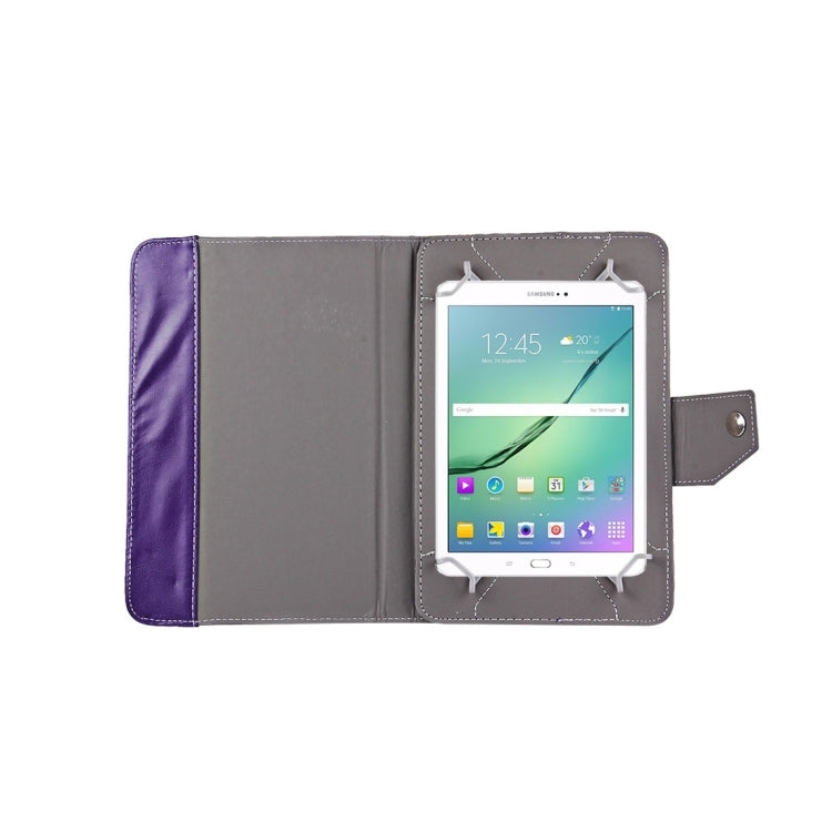 10 inch Tablets Leather Case Crazy Horse Texture Protective Case Shell with Holder for Asus ZenPad 10 Z300C, Huawei MediaPad M2 10.0-A01W, Cube IWORK10(Purple) - 10 - 11 inch by buy2fix | Online Shopping UK | buy2fix