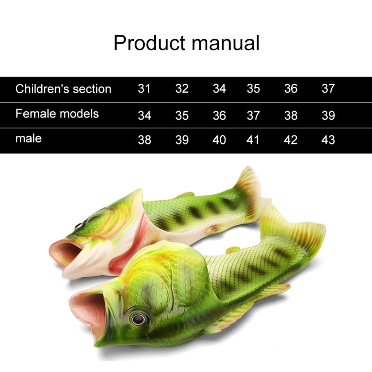 Fish Style EVA Material Summer Beach Sandals Simulation Fish Beach Slippers for Men, Size: 43# - Outdoor & Sports by buy2fix | Online Shopping UK | buy2fix