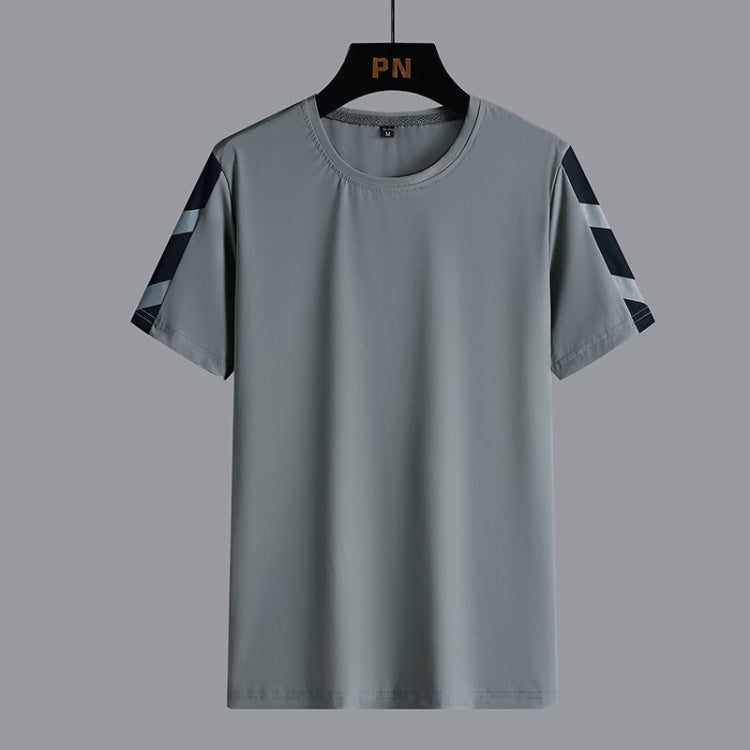 Casual Men Ice Silk Shorts (Color:Dark Gray Size:XXXL) - Short Sleeve by buy2fix | Online Shopping UK | buy2fix